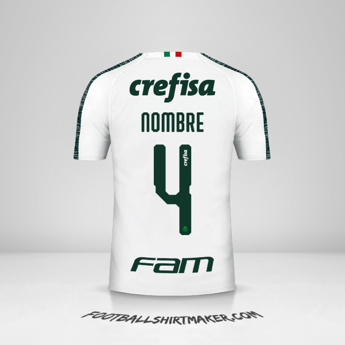 Jersey Palmeiras Libertadores 2019 Visita -  nombre - 4