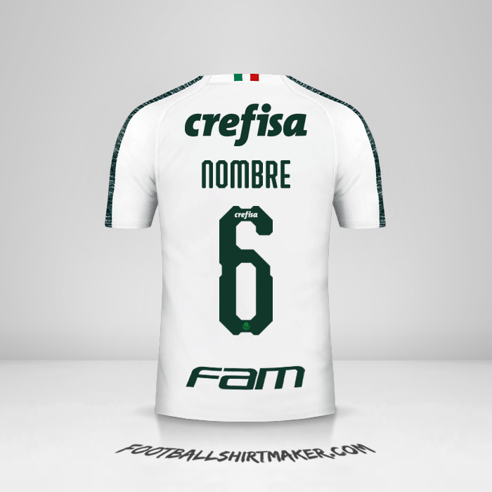 Jersey Palmeiras Libertadores 2019 Visita -  nombre - 6