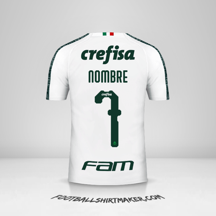 Jersey Palmeiras Libertadores 2019 Visita -  nombre - 7