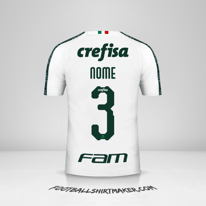 Maglia Palmeiras Libertadores 2019 Seconda -  nome - 3