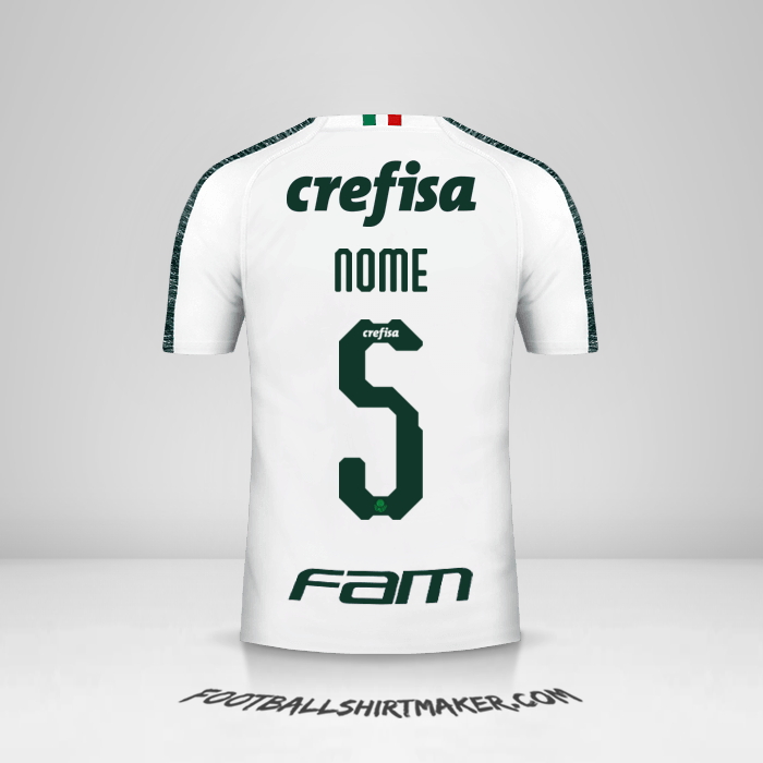 Maglia Palmeiras Libertadores 2019 Seconda -  nome - 5