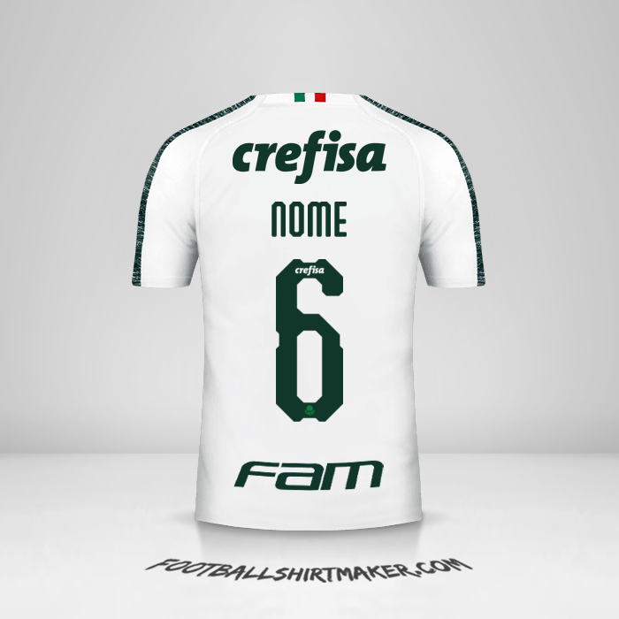 Maglia Palmeiras Libertadores 2019 Seconda -  nome - 6