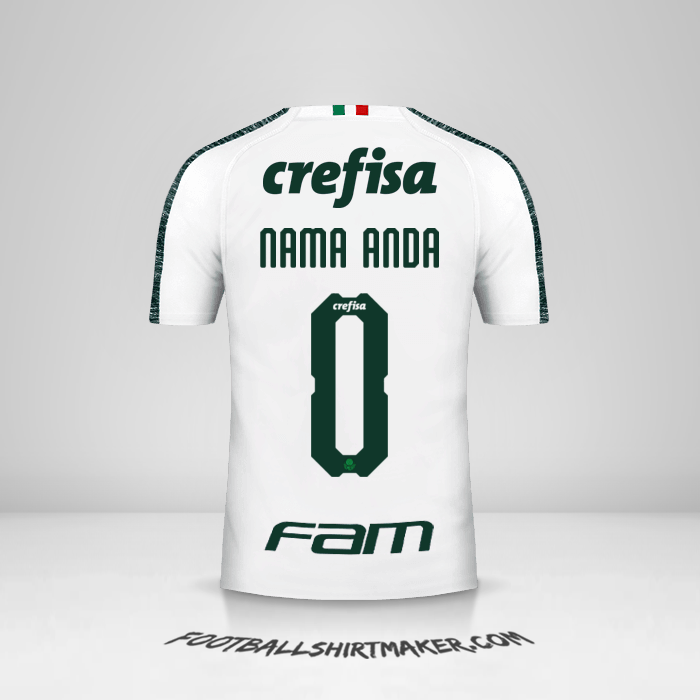 Jersey Palmeiras Libertadores 2019 II -  nama anda - 0