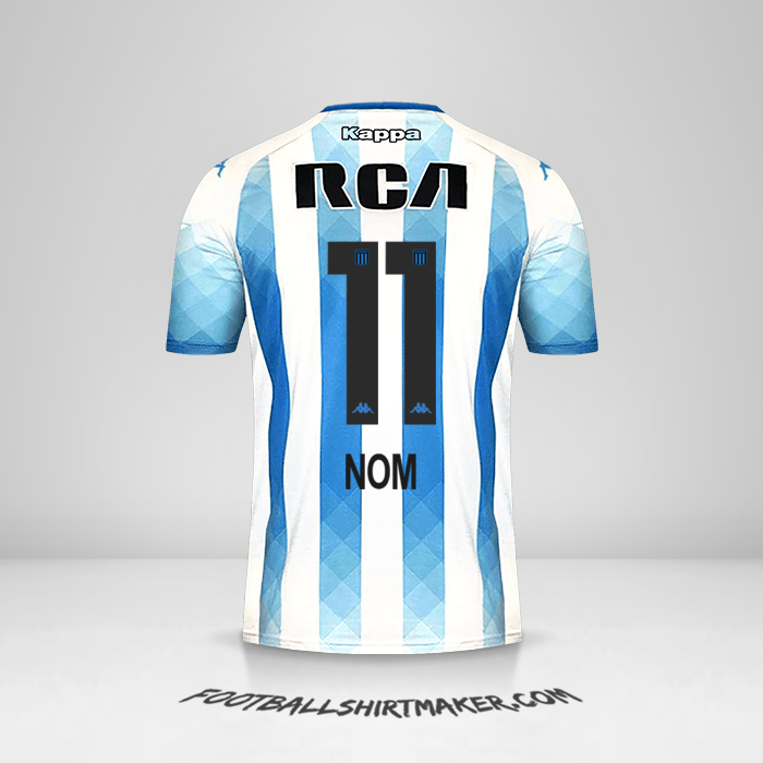 Maillot Racing Club 2019 -  nom - 11