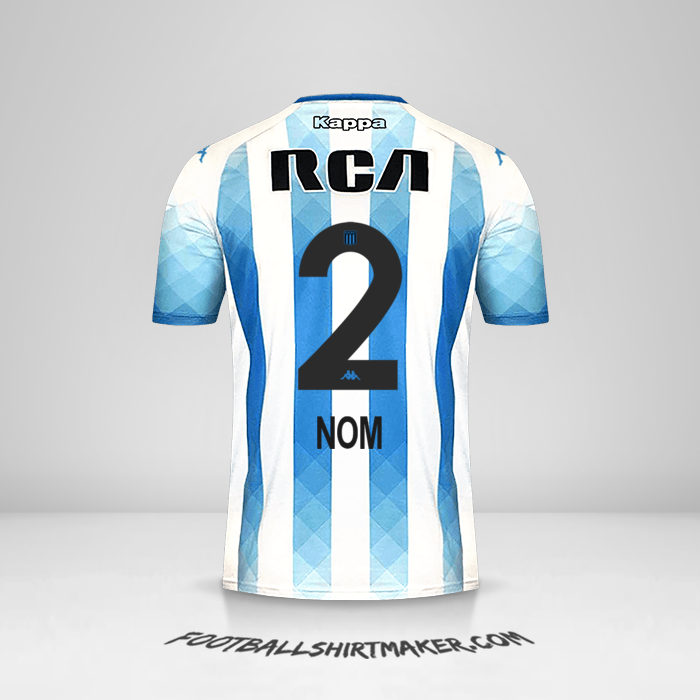 Maillot Racing Club 2019 -  nom - 2