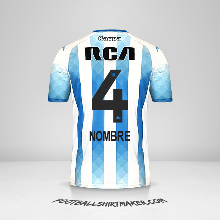 Camiseta Racing Club 2019 -  nombre - 4