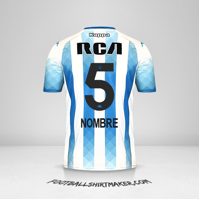 Camiseta Racing Club 2019 -  nombre - 5