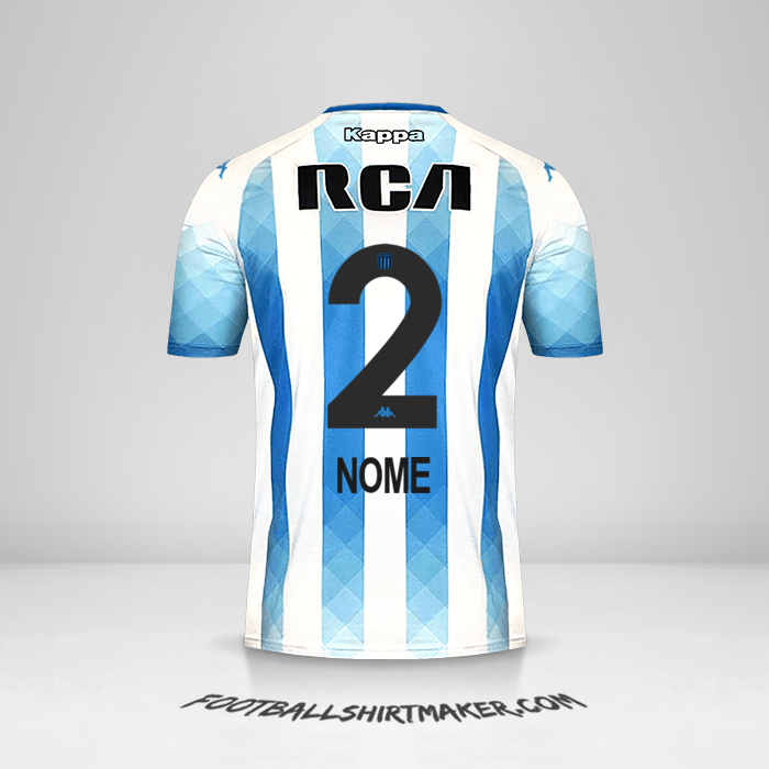 Camisola Racing Club 2019 -  nome - 2