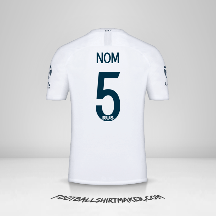 Maillot Boca Juniors Libertadores 2019 Extérieur -  nom - 5