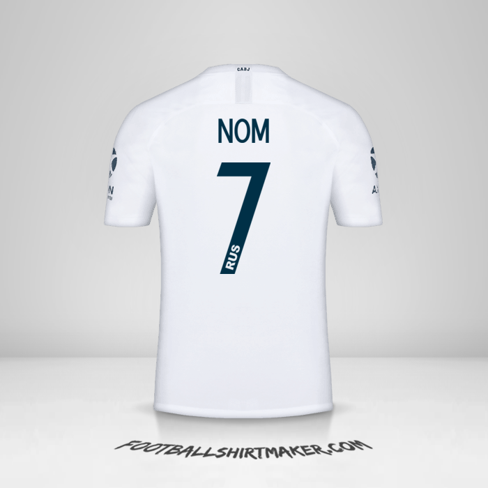 Maillot Boca Juniors Libertadores 2019 Extérieur -  nom - 7
