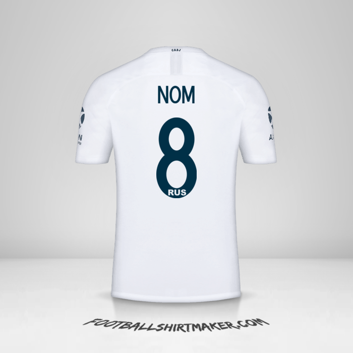 Maillot Boca Juniors Libertadores 2019 Extérieur -  nom - 8