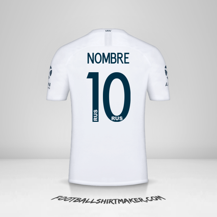 Jersey Boca Juniors Libertadores 2019 Visita -  nombre - 10