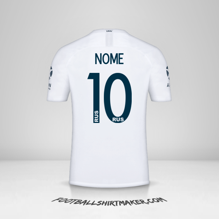 Camisa Boca Juniors Libertadores 2019 Alternativa -  nome - 10