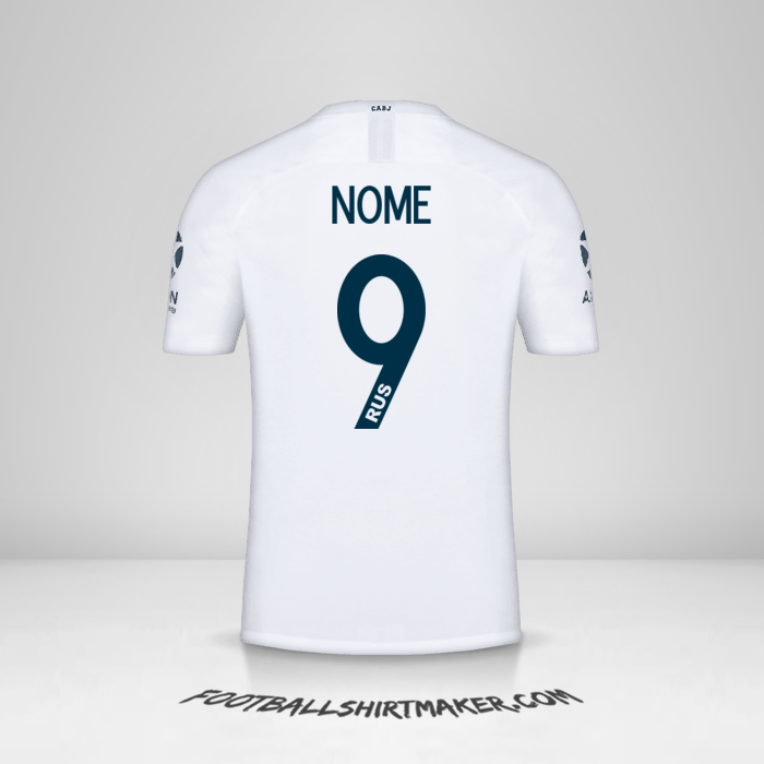 Camisa Boca Juniors Libertadores 2019 Alternativa -  nome - 9