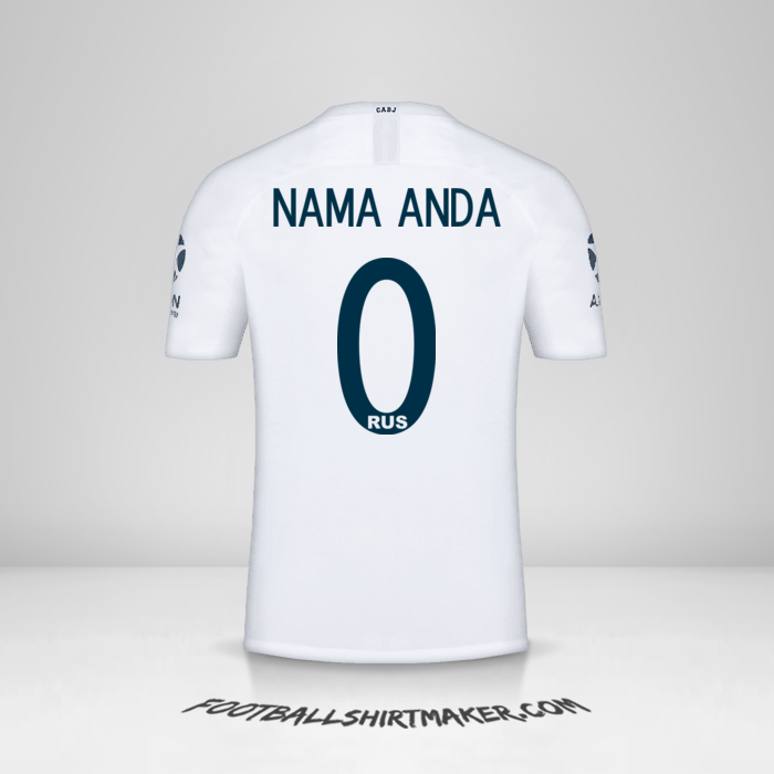 Jersey Boca Juniors Libertadores 2019 II -  nama anda - 0