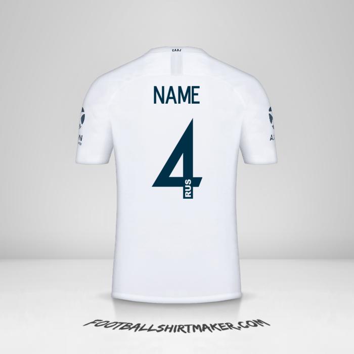 Jersey Boca Juniors Libertadores 2019 Away -  name - 4