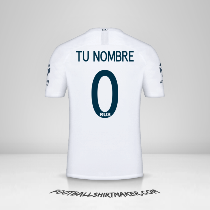 Jersey Boca Juniors Libertadores 2019 II -  tu nombre - 0