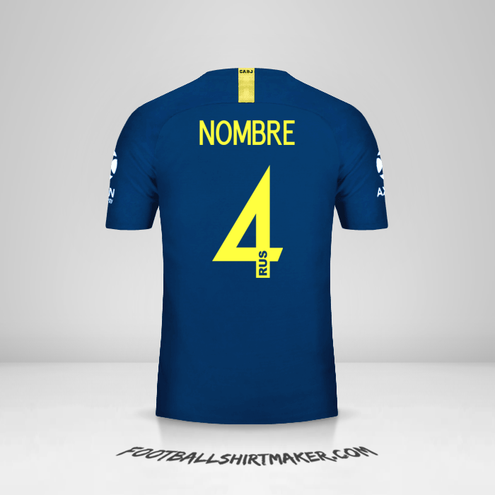 Camiseta Boca Juniors Libertadores 2019 -  nombre - 4