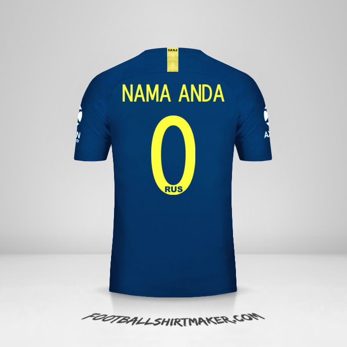 Jersey Boca Juniors Libertadores 2019 -  nama anda - 0