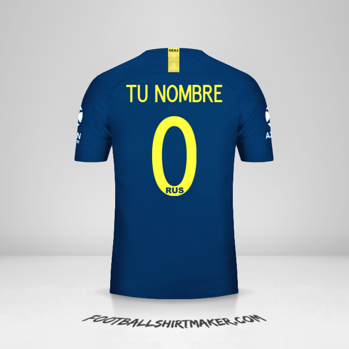 Jersey Boca Juniors Libertadores 2019 -  tu nombre - 0