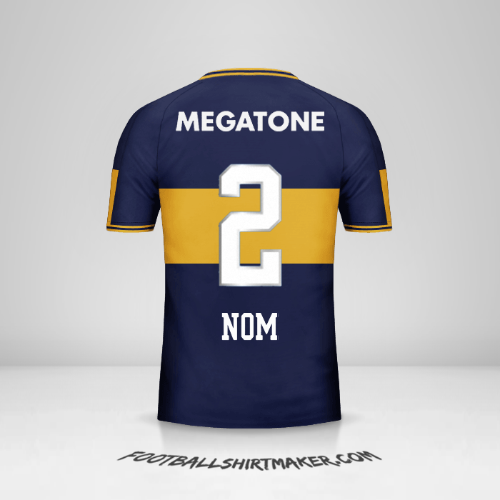 Maillot Boca Juniors 2006/07 -  nom - 2