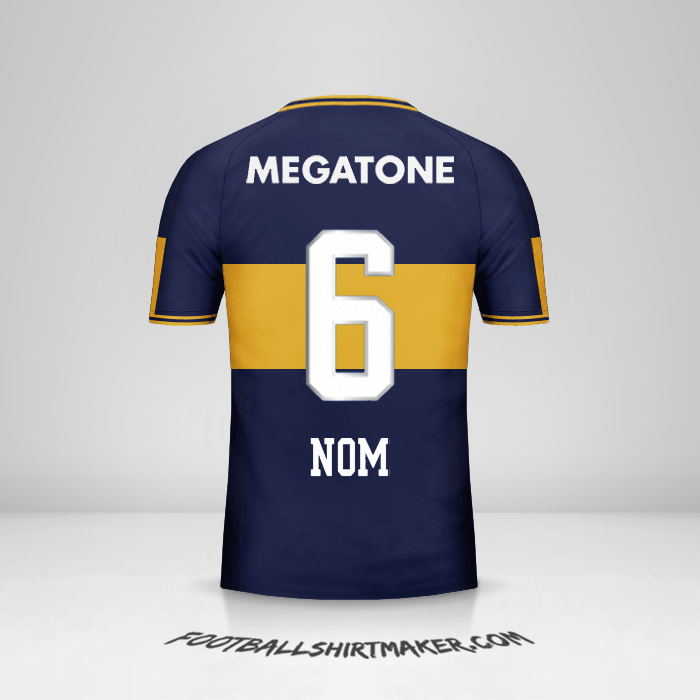 Maillot Boca Juniors 2006/07 -  nom - 6