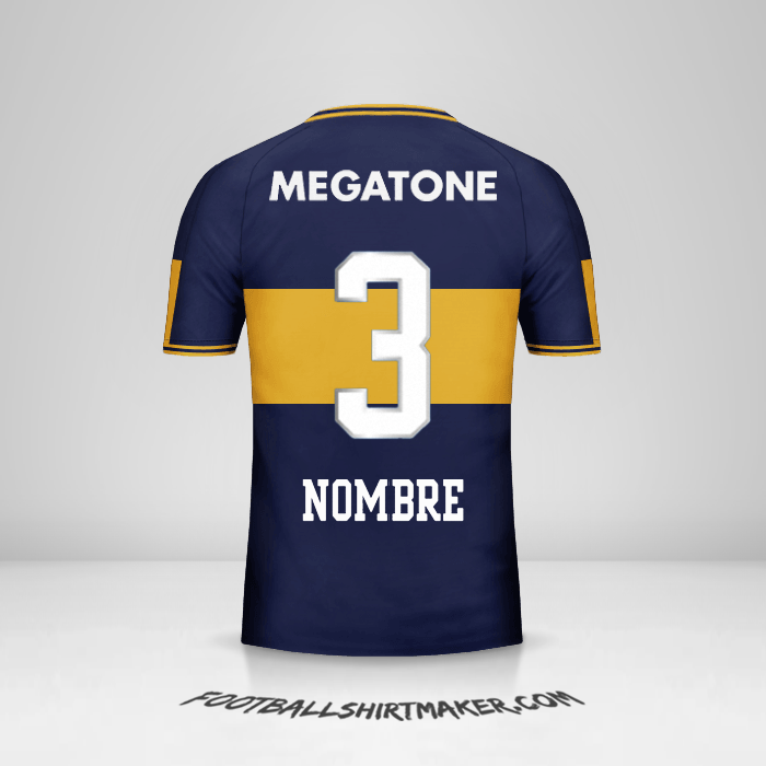 Jersey Boca Juniors 2006/07 -  nombre - 3