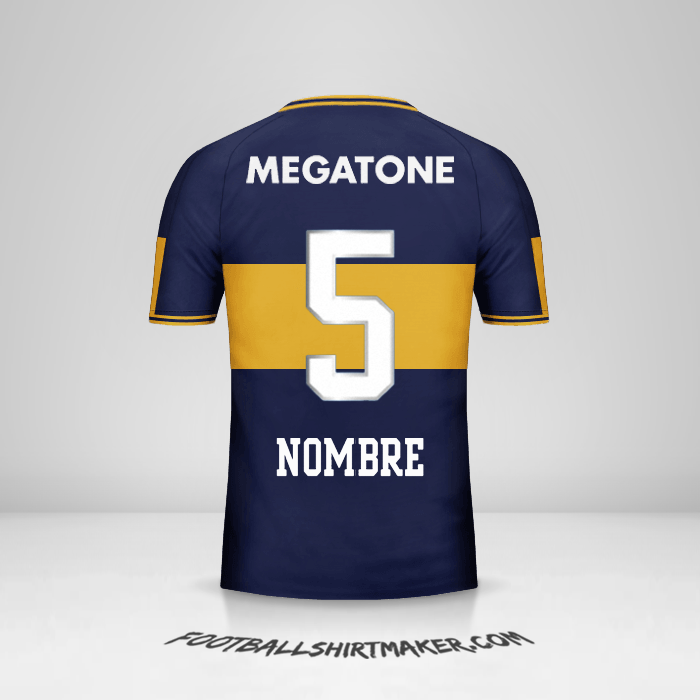 Jersey Boca Juniors 2006/07 -  nombre - 5
