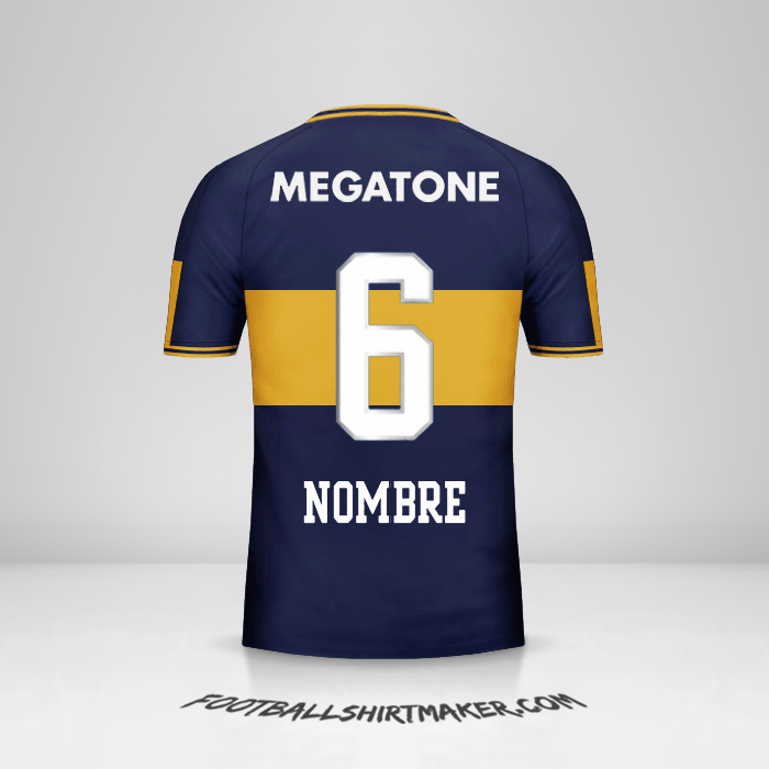 Jersey Boca Juniors 2006/07 -  nombre - 6