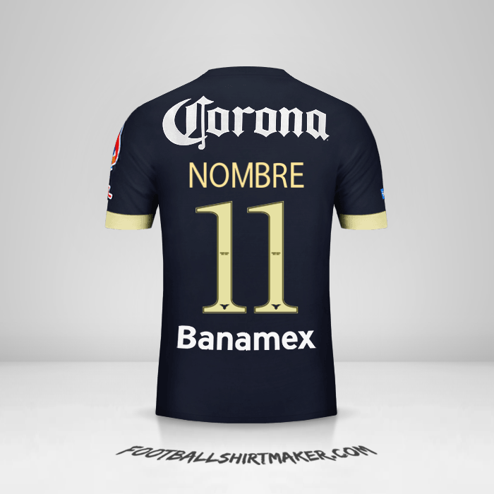 Jersey Club America 2014/15 Visita -  nombre - 11