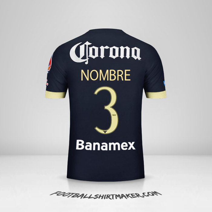 Jersey Club America 2014/15 Visita -  nombre - 3