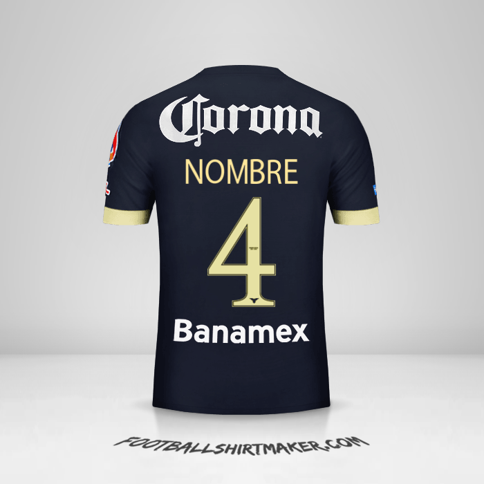 Jersey Club America 2014/15 Visita -  nombre - 4