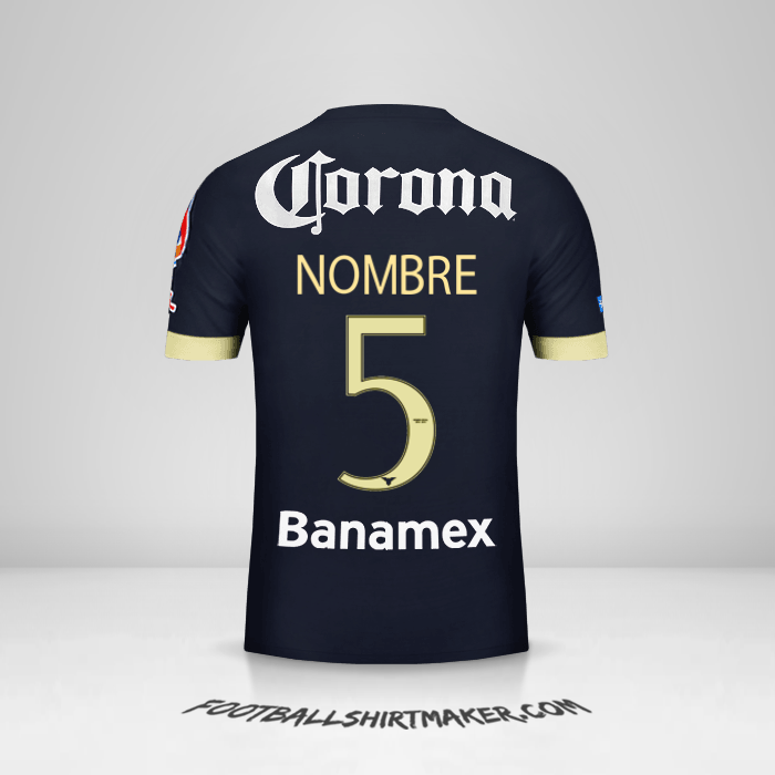 Jersey Club America 2014/15 Visita -  nombre - 5