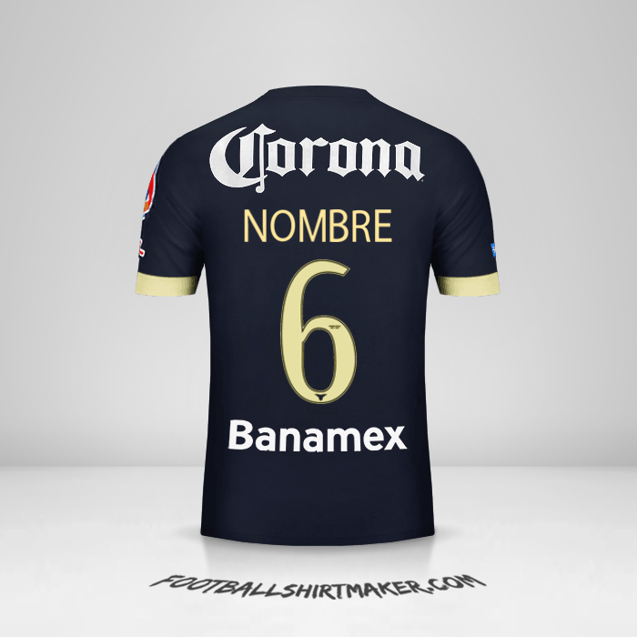 Jersey Club America 2014/15 Visita -  nombre - 6