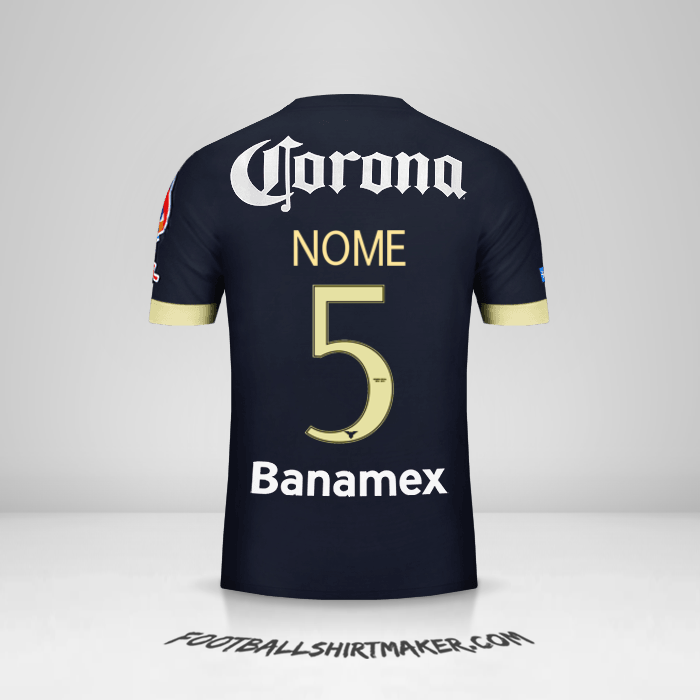 Maglia Club America 2014/15 Seconda -  nome - 5
