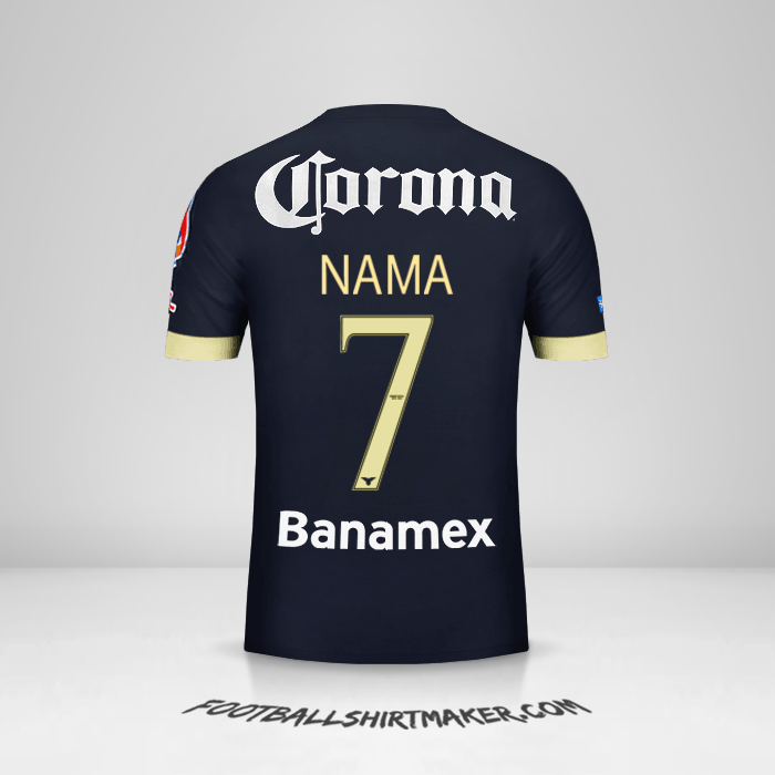 Jersey Club America 2014/15 Alternatif -  nama - 7