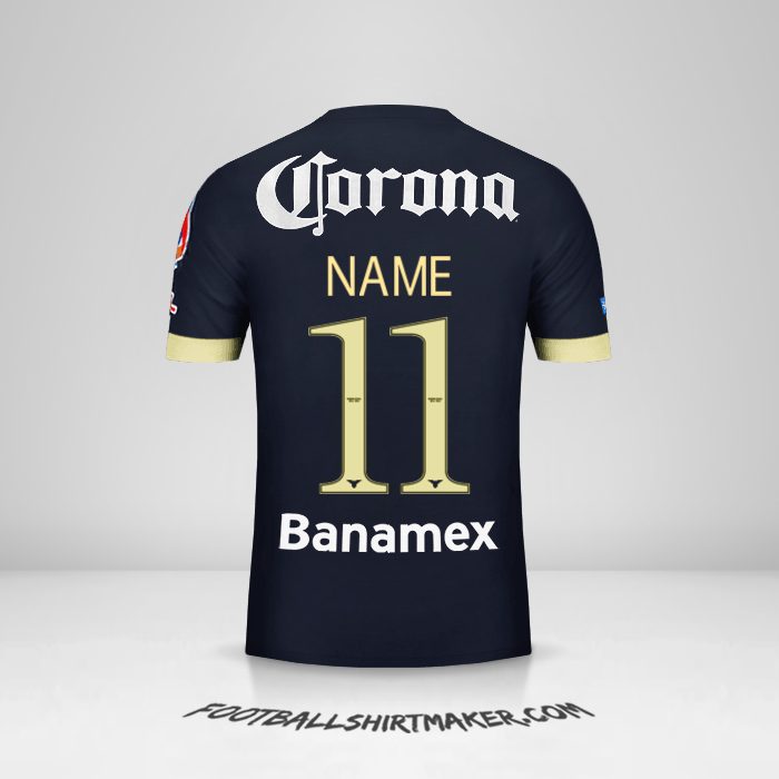 Jersey Club America 2014/15 Away -  name - 11