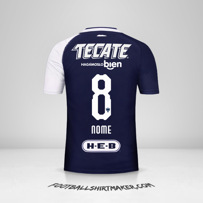 Maglia Monterrey 2018/19 Terza -  nome - 8
