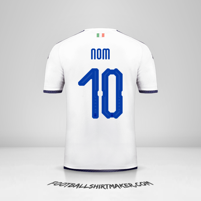 Maillot Italie 2018 Extérieur -  nom - 10