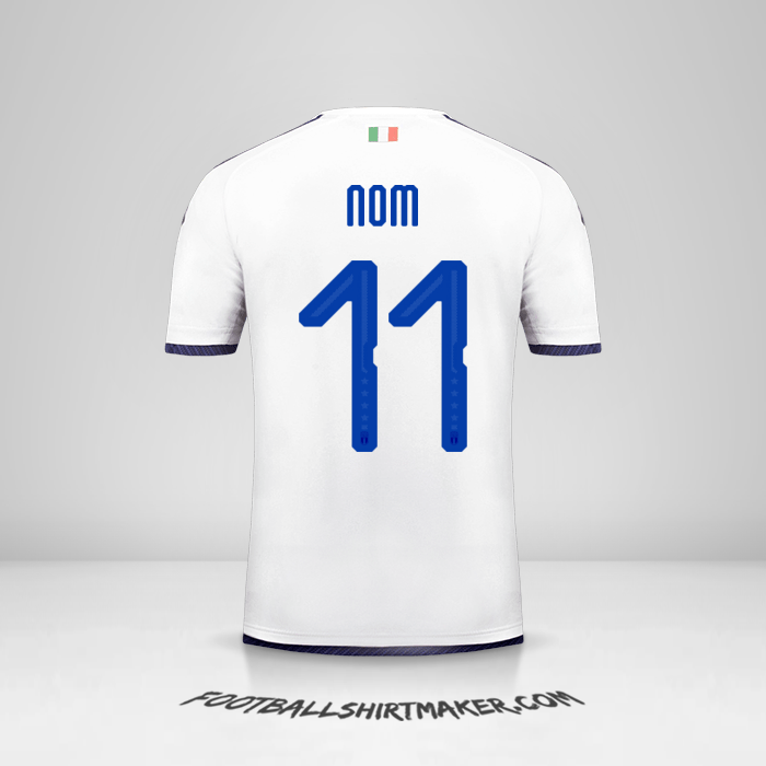 Maillot Italie 2018 Extérieur -  nom - 11