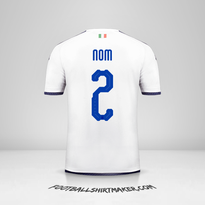 Maillot Italie 2018 Extérieur -  nom - 2