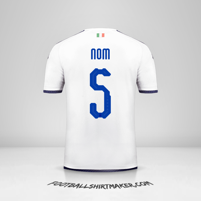 Maillot Italie 2018 Extérieur -  nom - 5