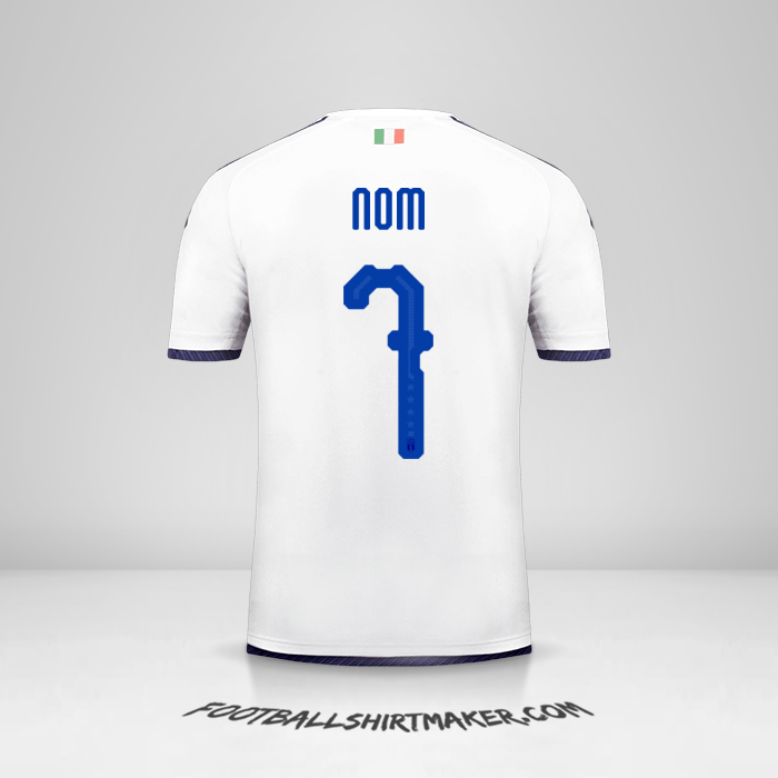 Maillot Italie 2018 Extérieur -  nom - 7