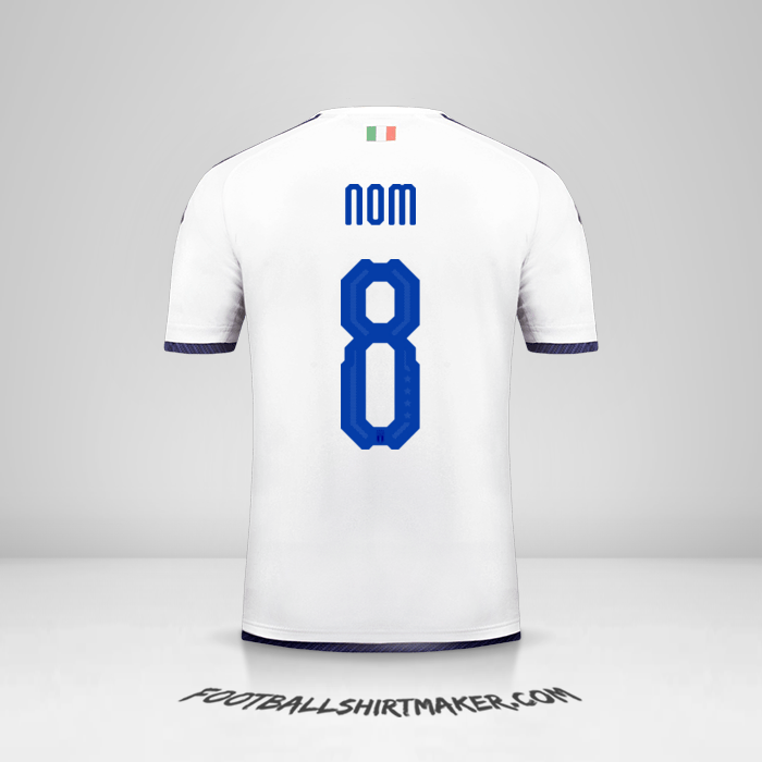 Maillot Italie 2018 Extérieur -  nom - 8