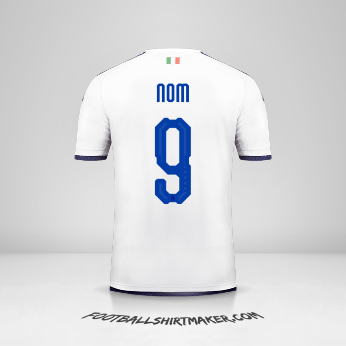 Maillot Italie 2018 Extérieur -  nom - 9