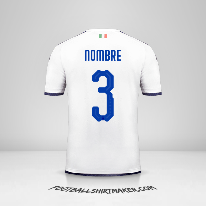 Jersey Italia 2018 Visita -  nombre - 3