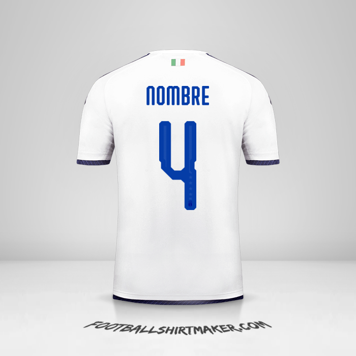 Jersey Italia 2018 Visita -  nombre - 4