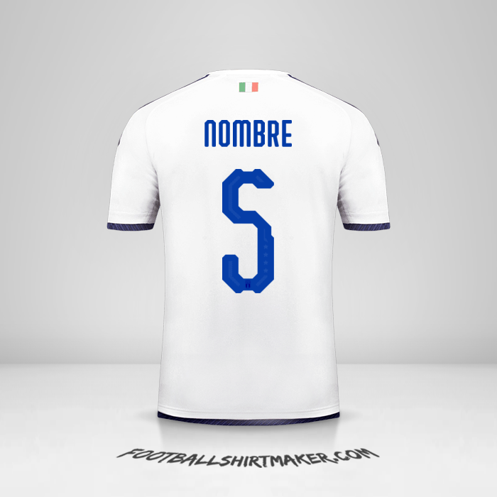 Jersey Italia 2018 Visita -  nombre - 5