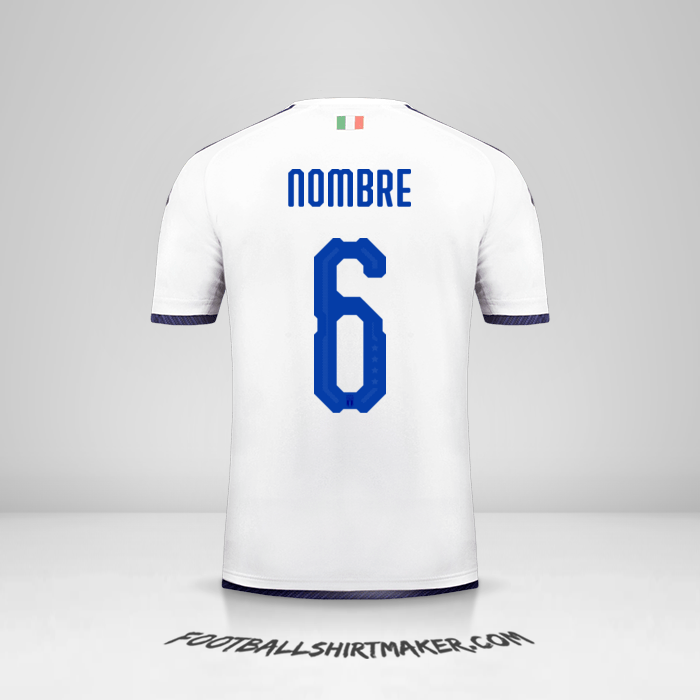 Jersey Italia 2018 Visita -  nombre - 6