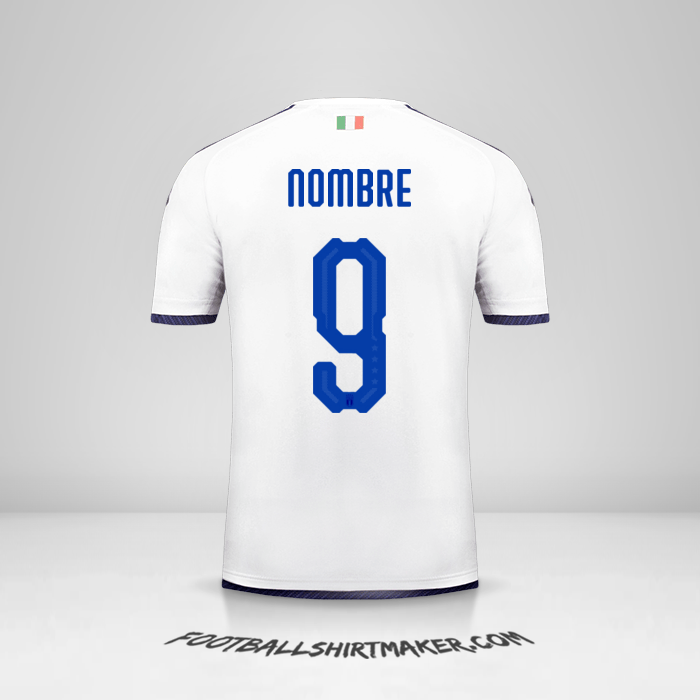 Jersey Italia 2018 Visita -  nombre - 9